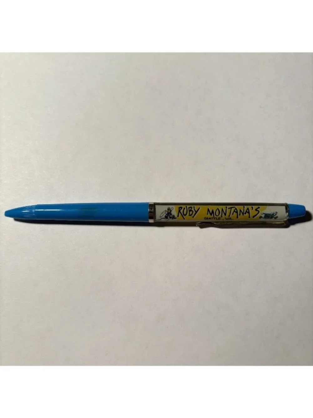 Ruby Montana's Spam Carving Contest Floaty Pen Seattle Kitsch Souvenir Shop Vtg